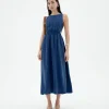 Vestido cut out Cupro Kin