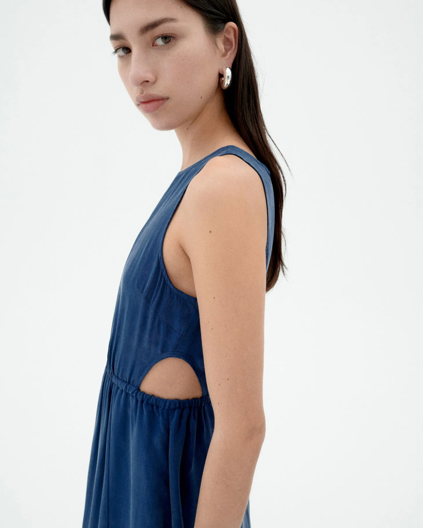 Vestido cut out Cupro Kin