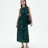 Vestido cut out Ecovero leaf Kin