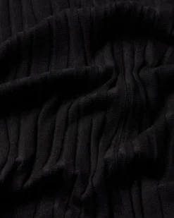 Vestido largo punto negro Ecovero Sade