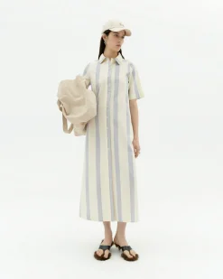 Vestido popelin rayas Gianna