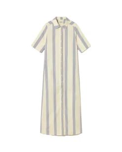 Vestido popelin rayas Gianna