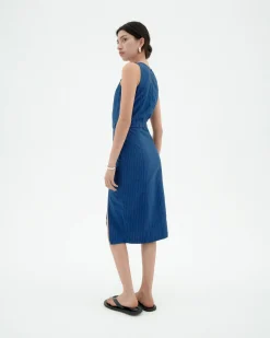 Vestido seersucker desmontable Wila