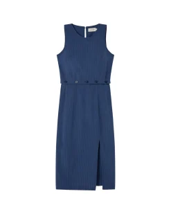 Vestido seersucker desmontable Wila